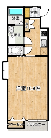 間取り図 | メゾン・ド・アミⅡ　