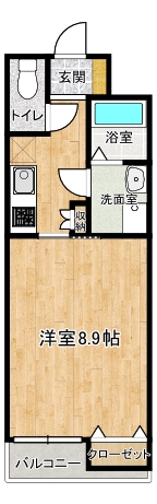 間取り図 | メゾン・ド・アミⅡ