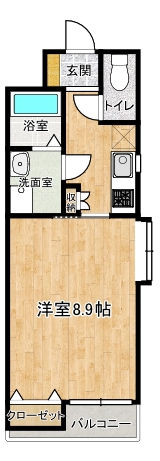 間取り図 | メゾン・ド・アミⅡ