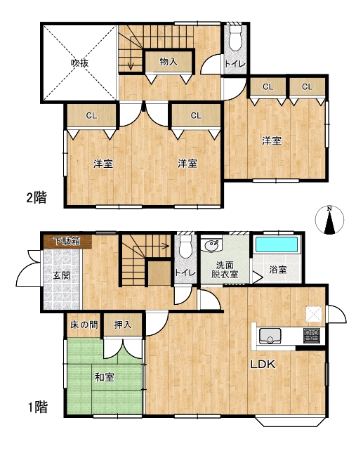 間取り図 | 田村２丁目戸建